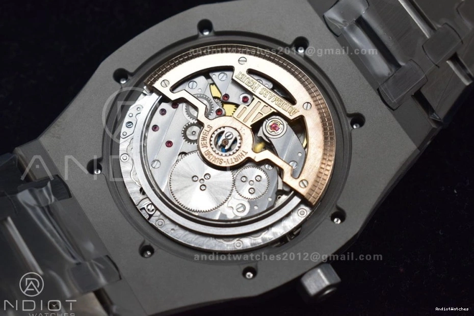 SS Textured Royal A Supportive on 39mm ZF Bracelet Oak SS 15202 1043 1:1 Edition Best Dial Blue 1218